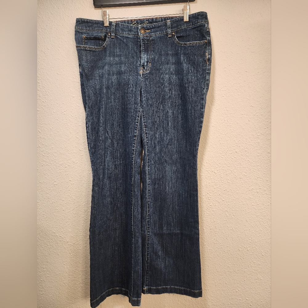 Eddie Bauer Dark Blue Flare Jeans